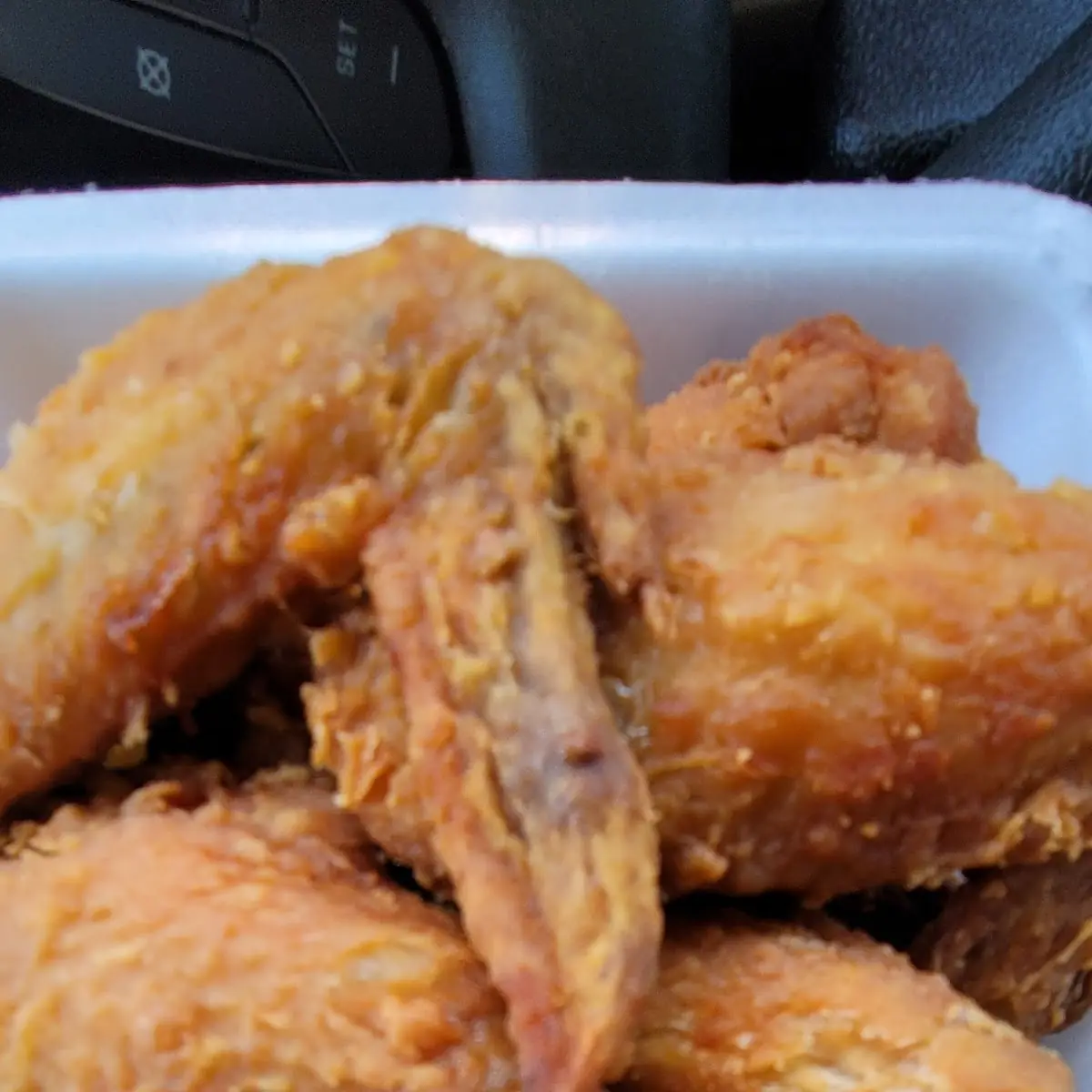 Chicken Wings with Shrimp Fried Rice