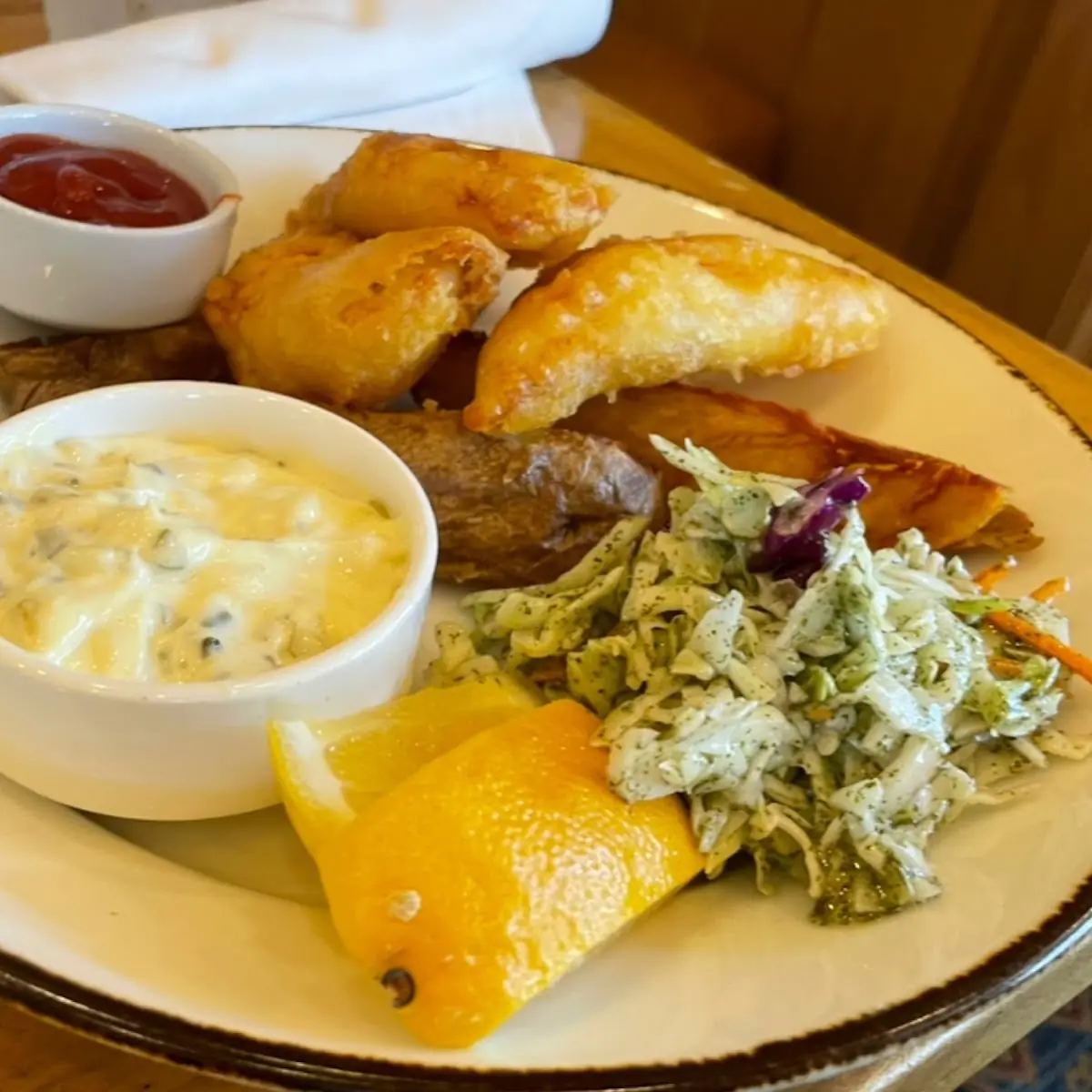 Beer Battered Fish & Chips
