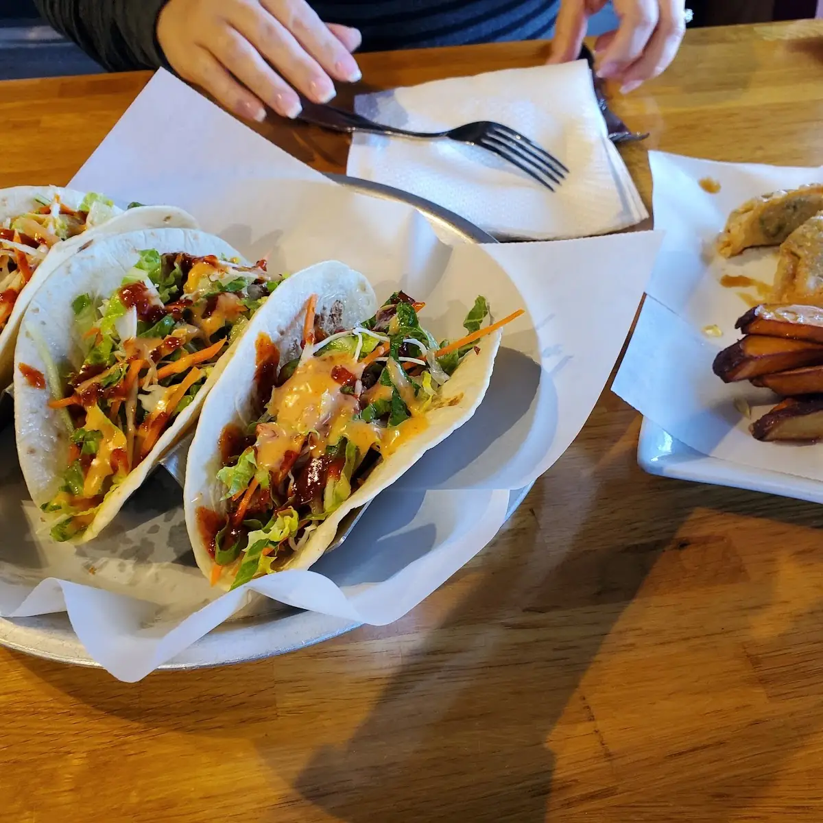 Pork Kimchi Tacos