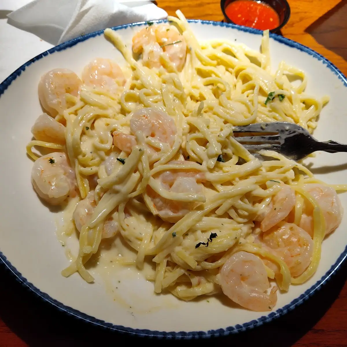 Shrimp Alfredo