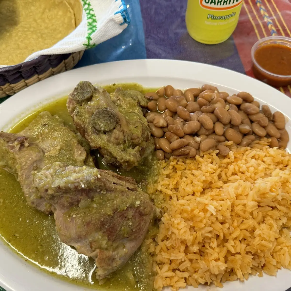 Pork Ribs in Green Sauce