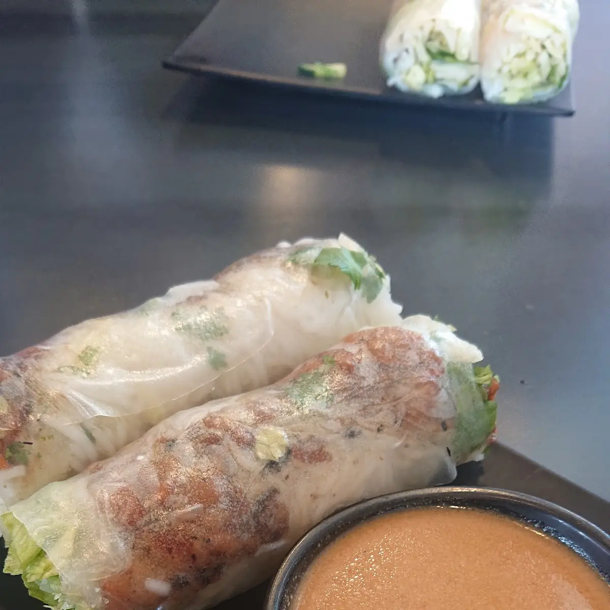 50. Grilled Beef & Egg Roll / Bún Bò Nướng Chả Giò