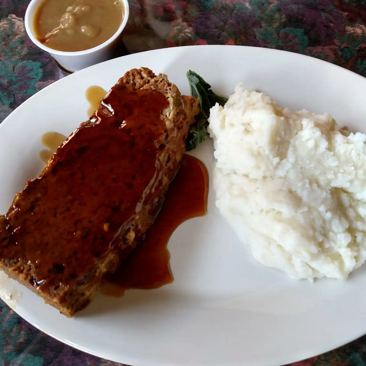 Meatloaf and Mashed Potatoes
