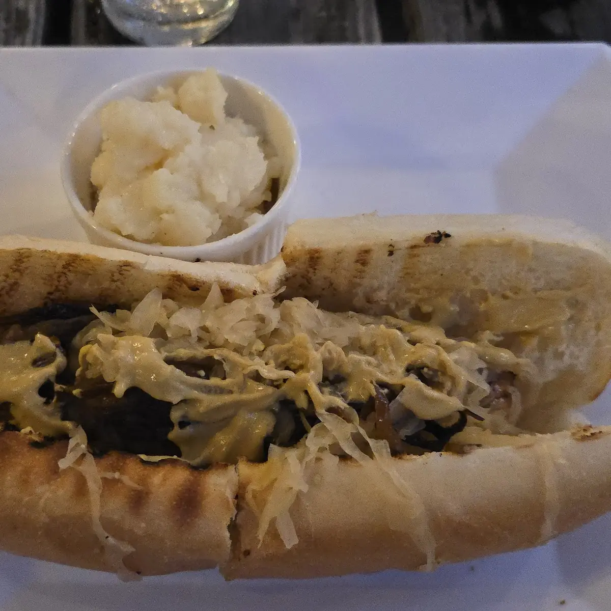 Bratwurst On a Roll