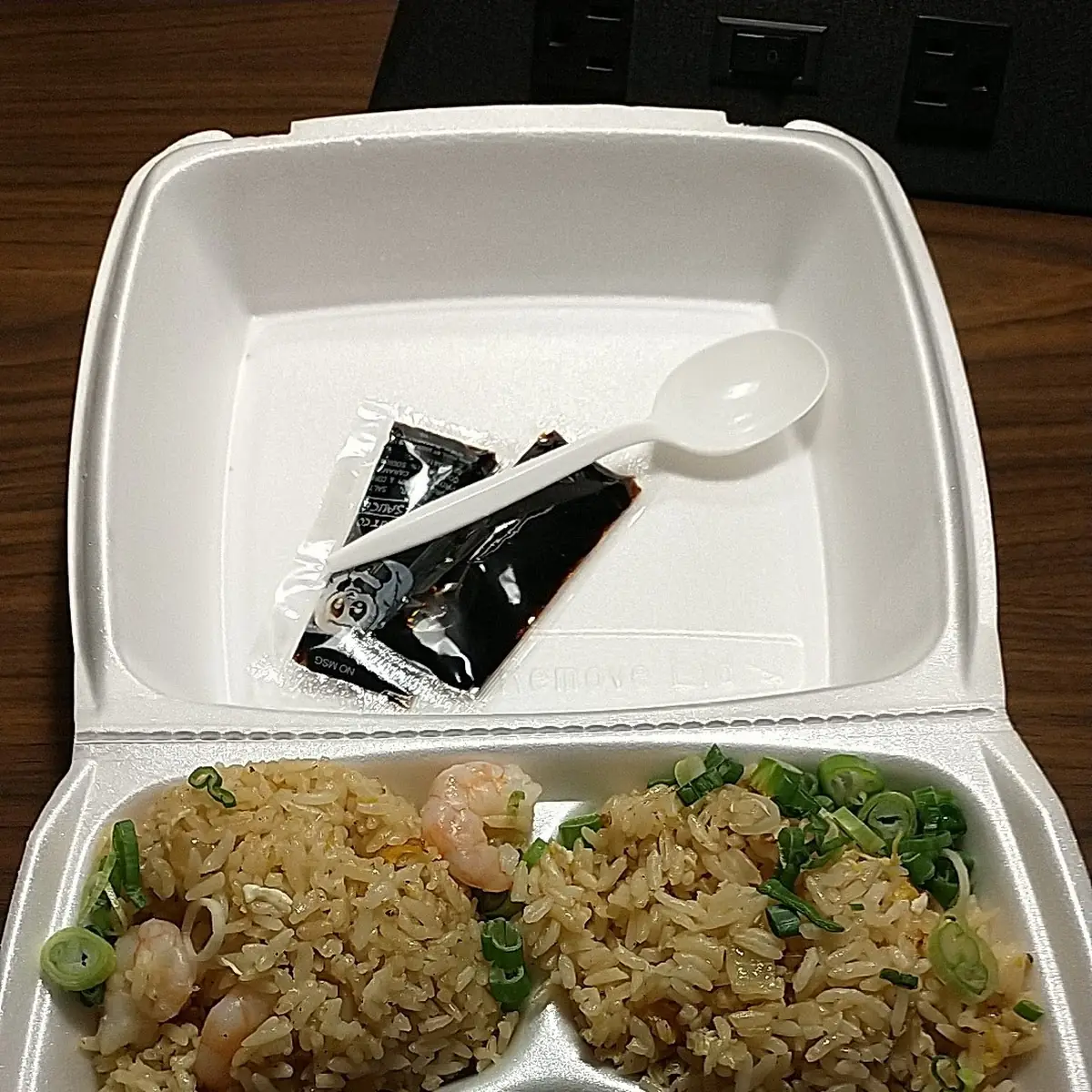 Lemon Pepper Chicken Wings & Shrimp Fried Rice