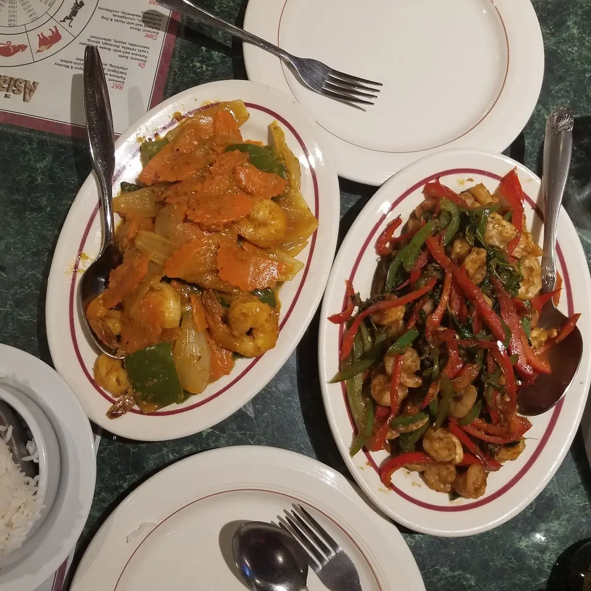 Lemon Grass Chicken with Shrimp