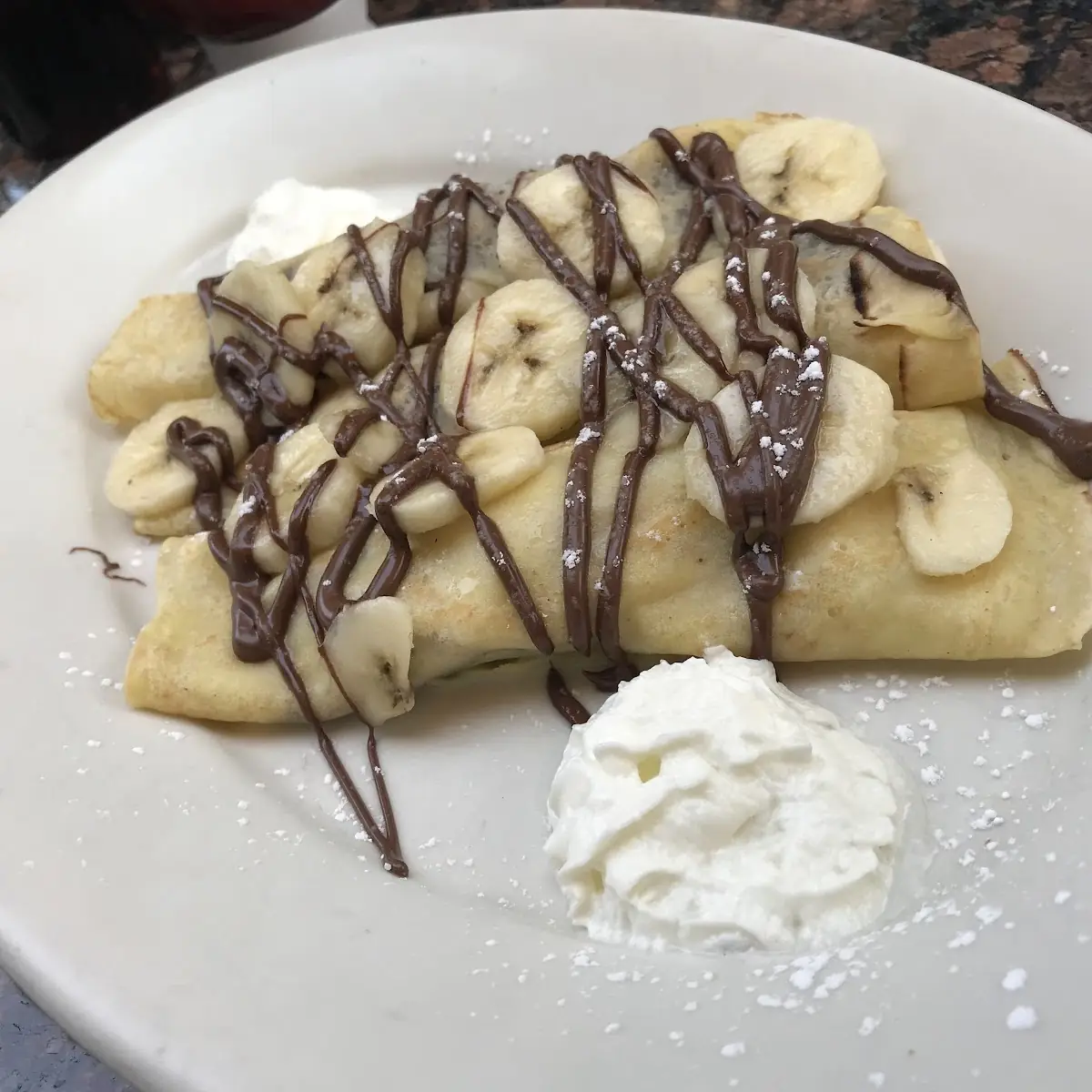 Banana Nutella Crepes