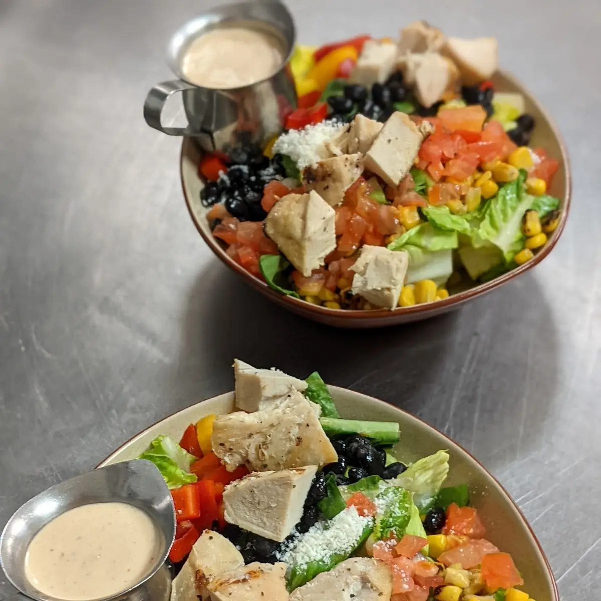 Split Chopped Southwest Caesar Salad