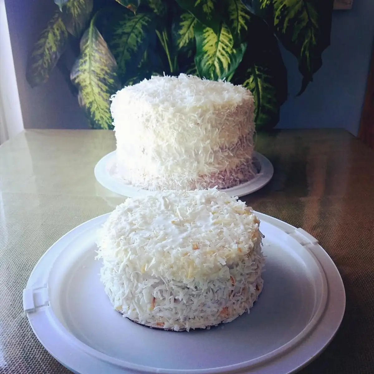 Key Lime Pie Stuffed Coconut Cake