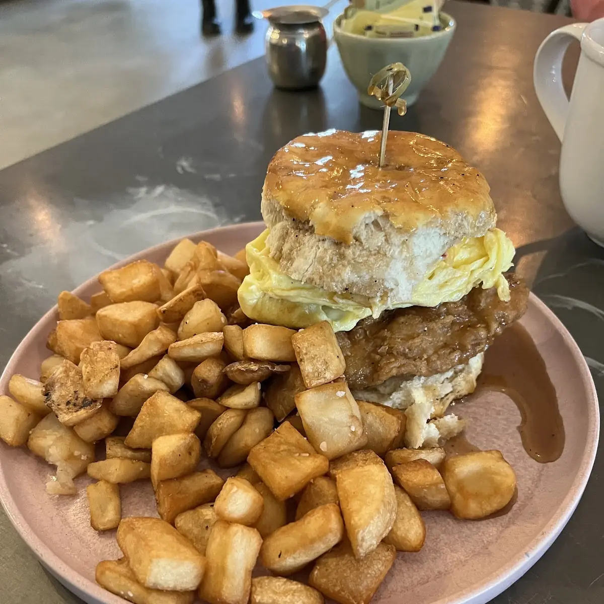 Honey Chicken Biscuit