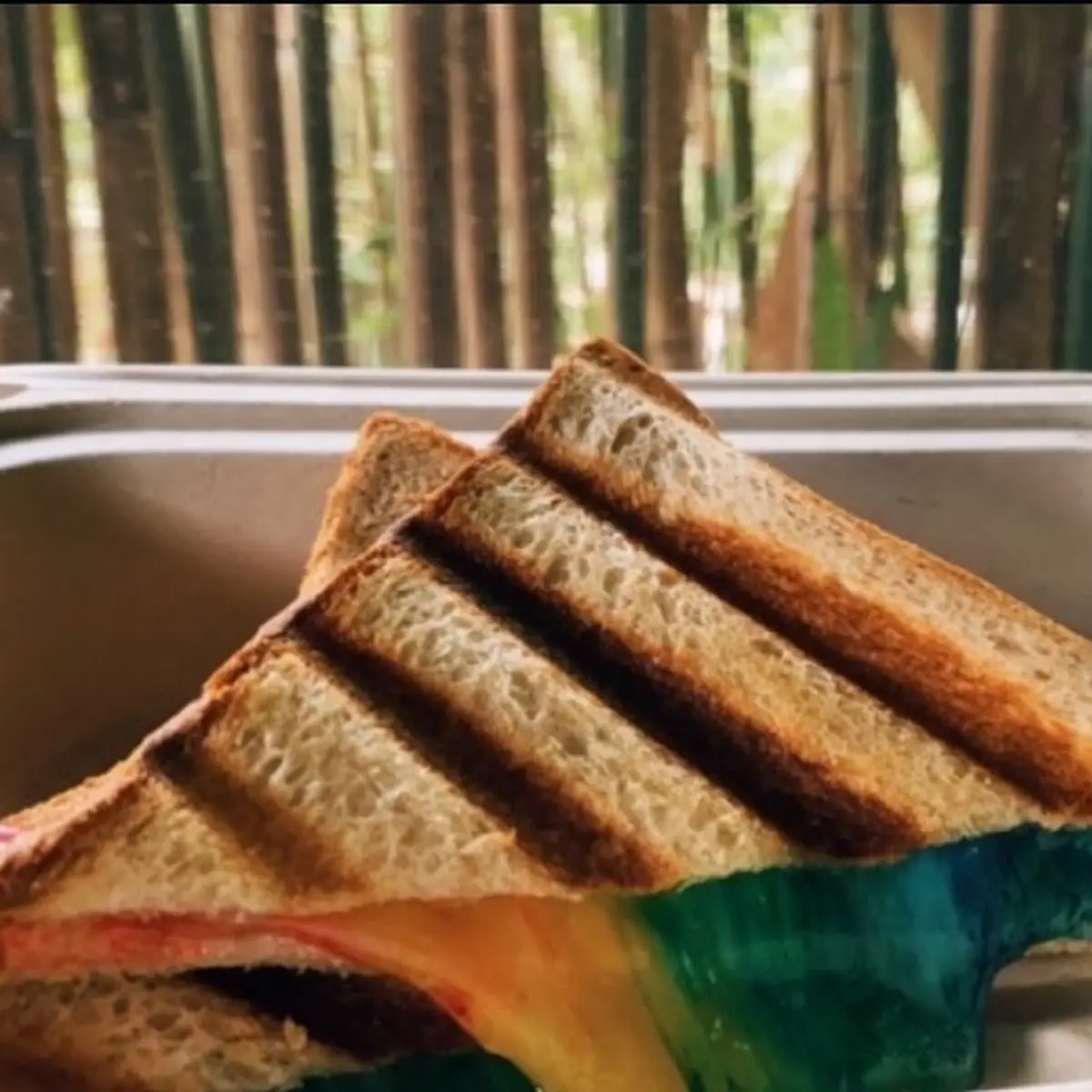 Rainbow Grilled Cheese