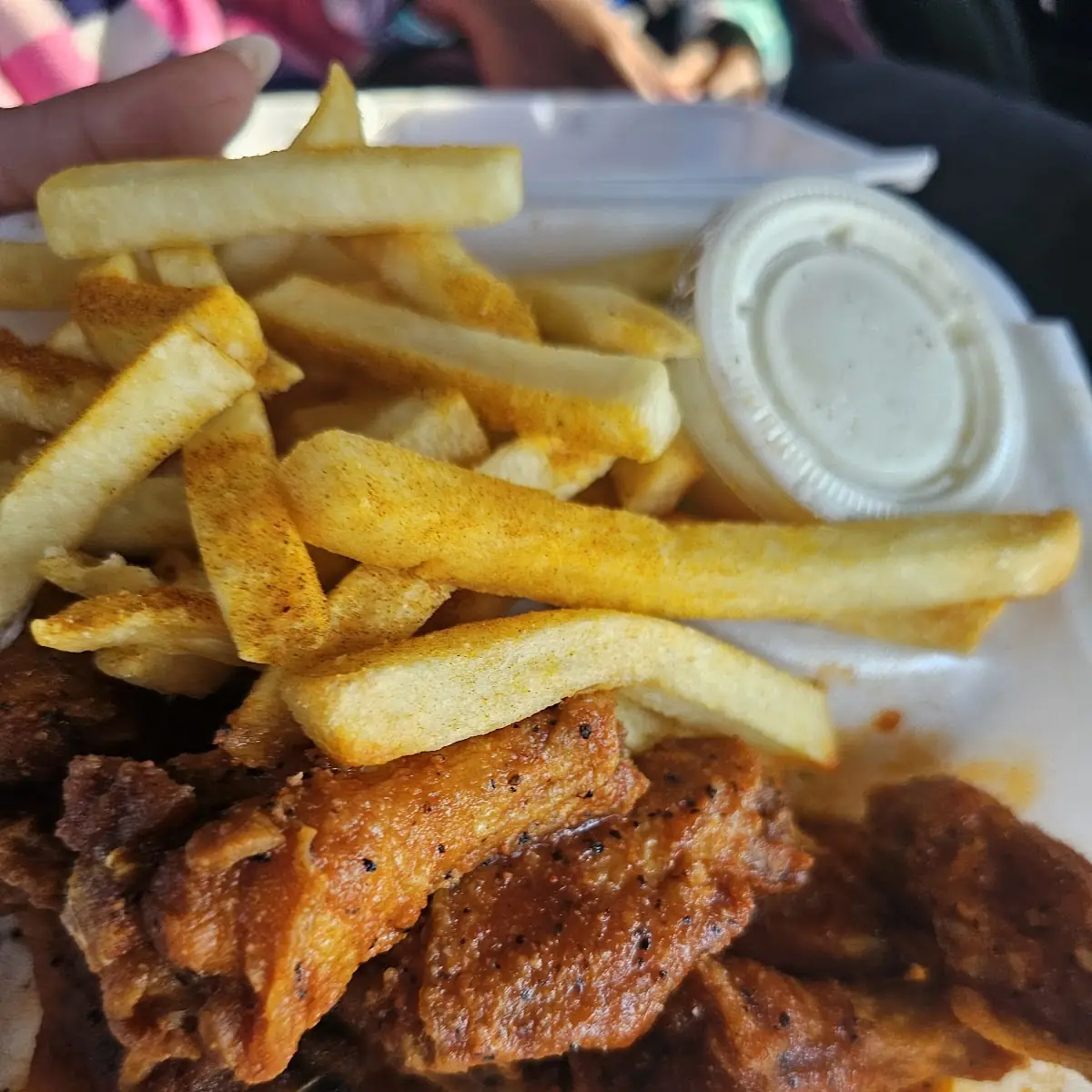 Hot Wings and Fries