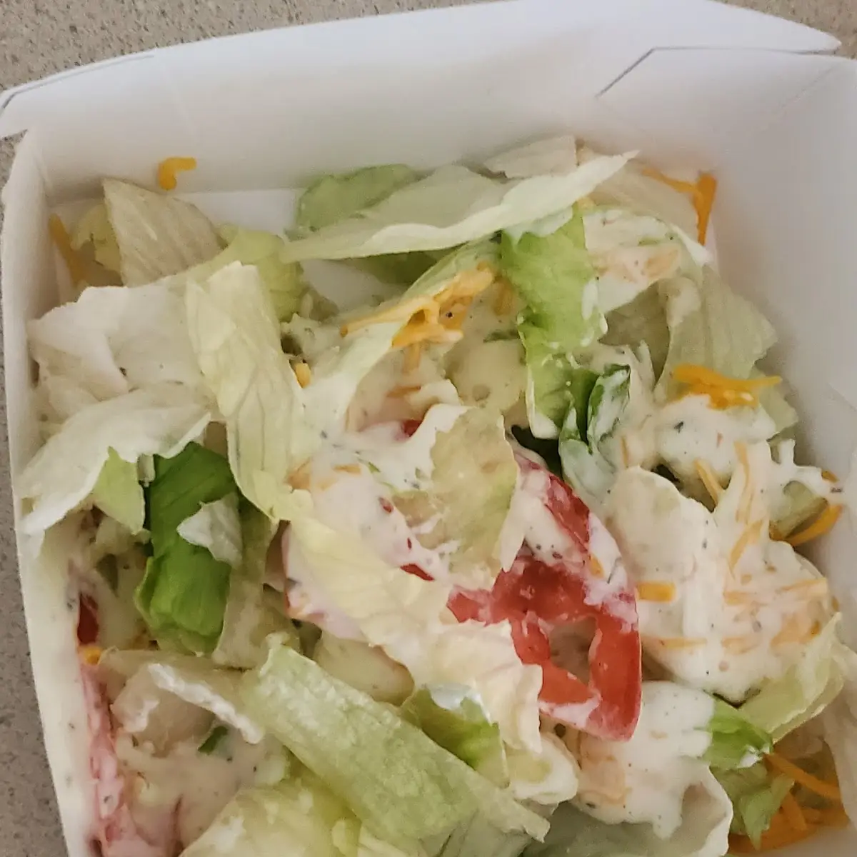 Salad in a Fry Box
