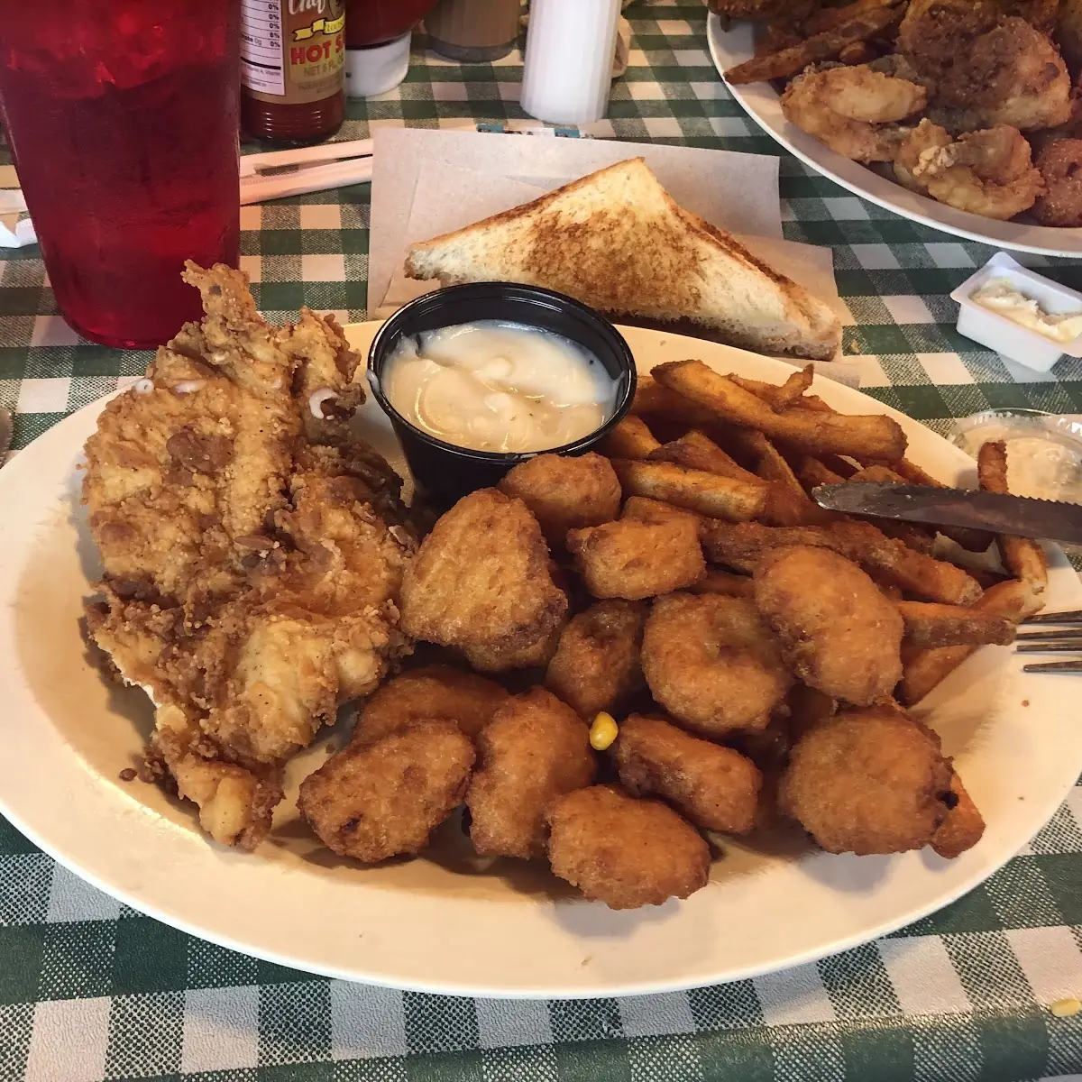Fried Chicken with Corn Nuggets