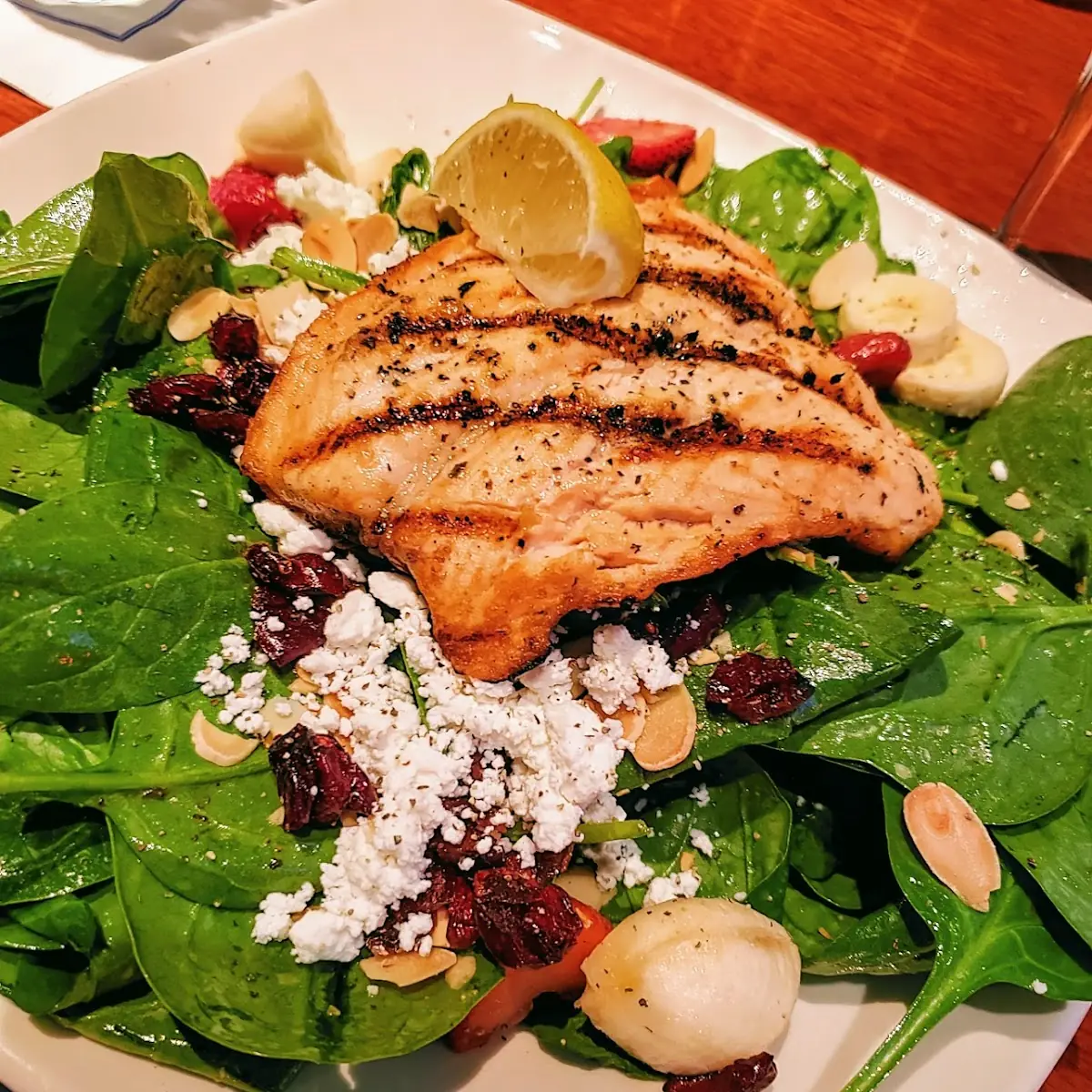 Health Nut Salad with Grilled Salmon