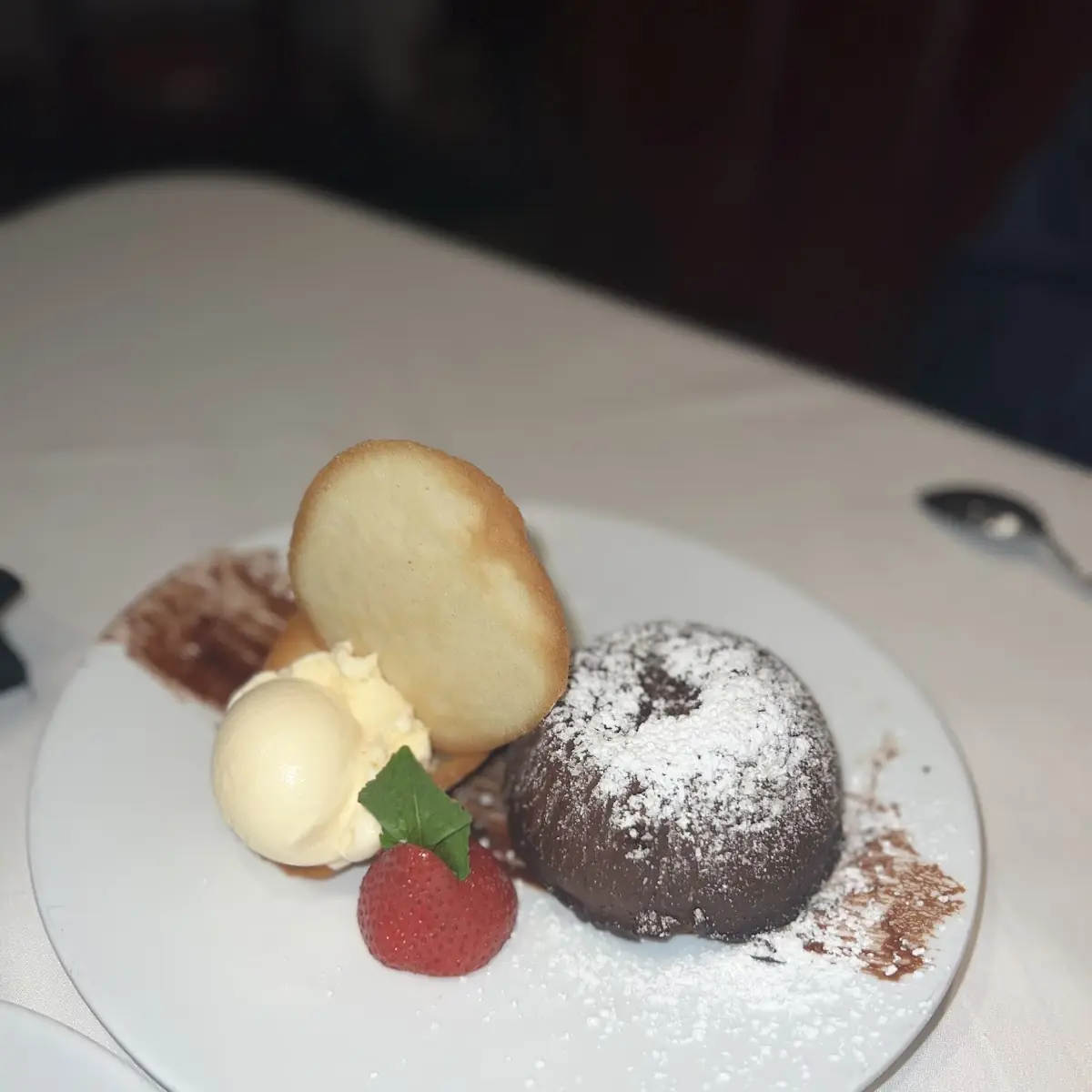 Chocolate Lava Cake with Ice Cream