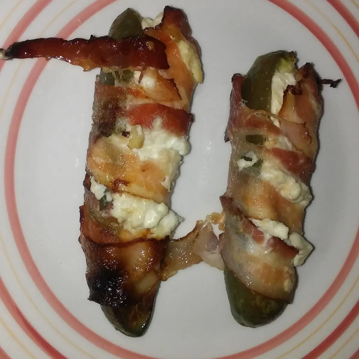 Bacon Wrapped Cream Cheese Stuffed Jalapenos