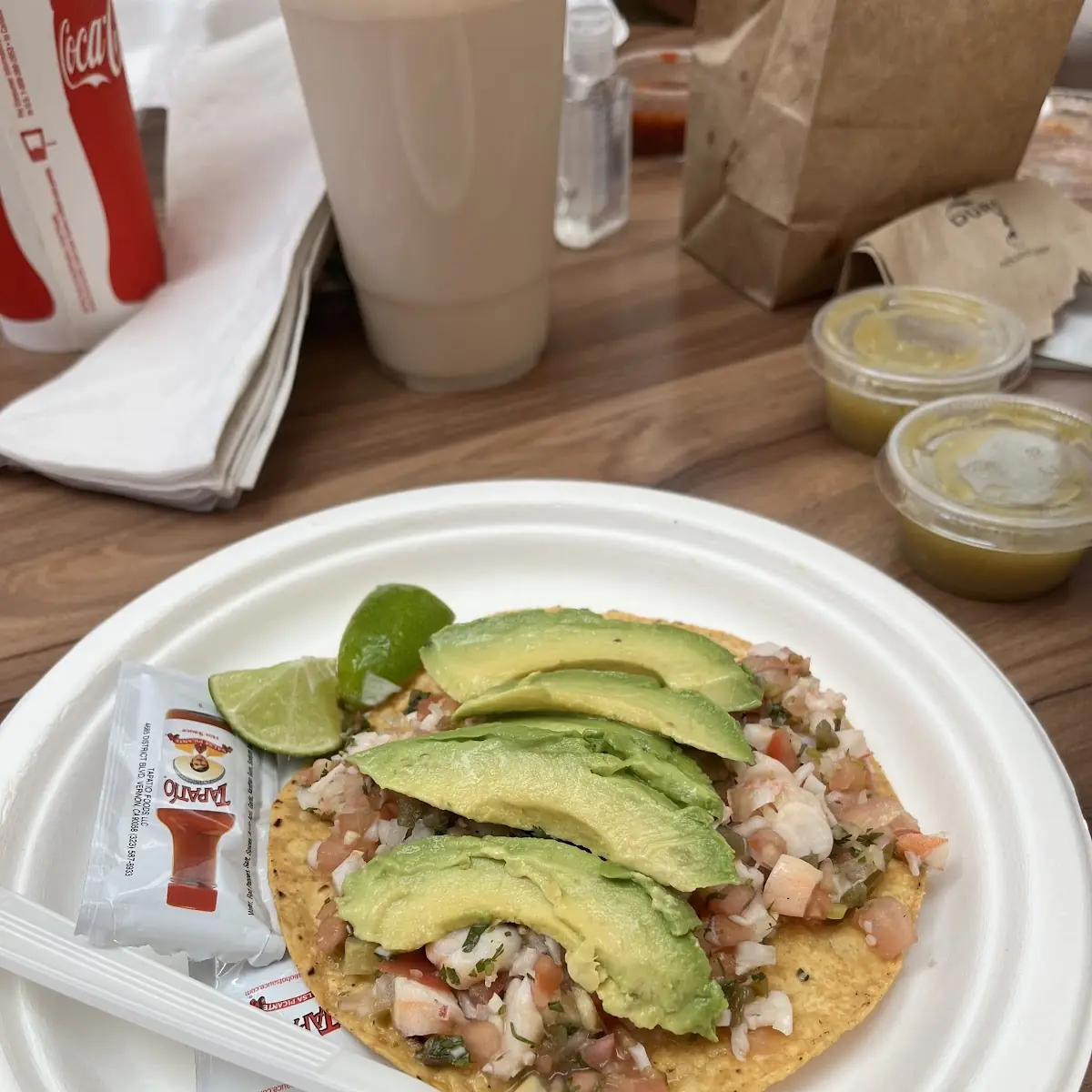 Shrimp Ceviche Tostada