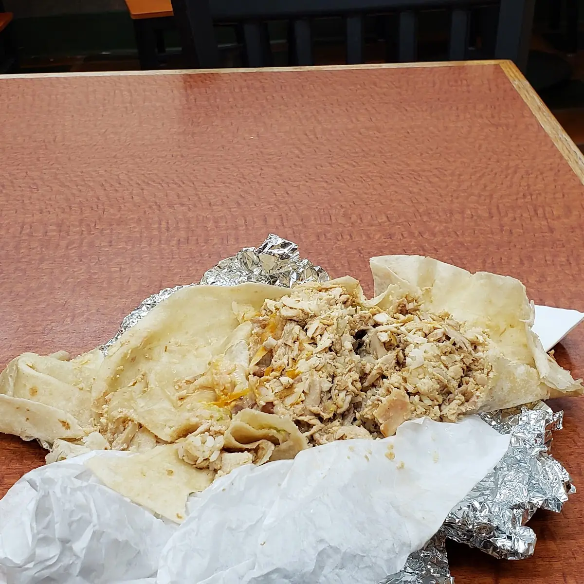 Nasty Chicken Burrito