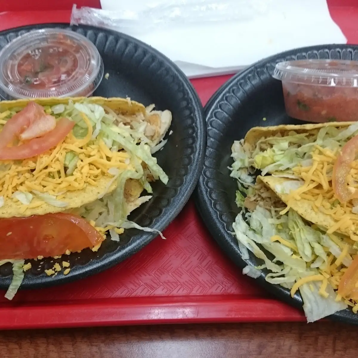 Two Chicken Taco Plate