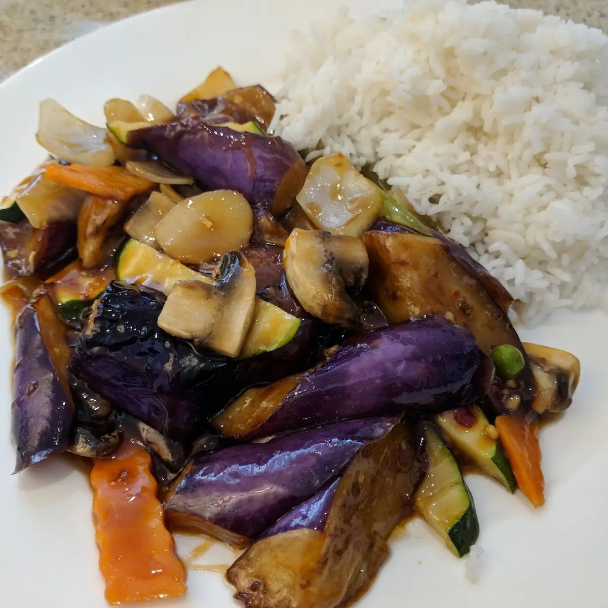 Eggplant with Hot Sauce
