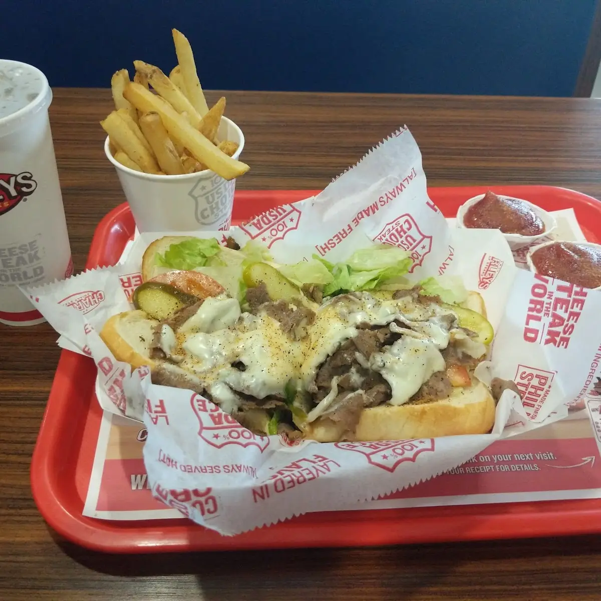 Philly Cheese Steak Sandwich
