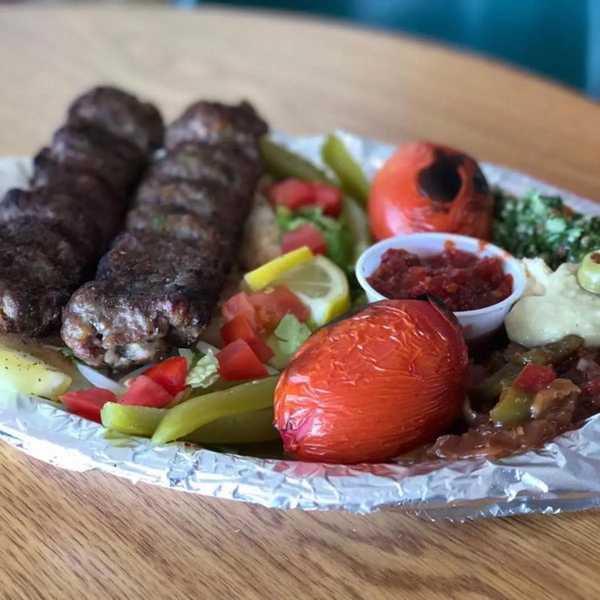 Lamb Kebab Platter
