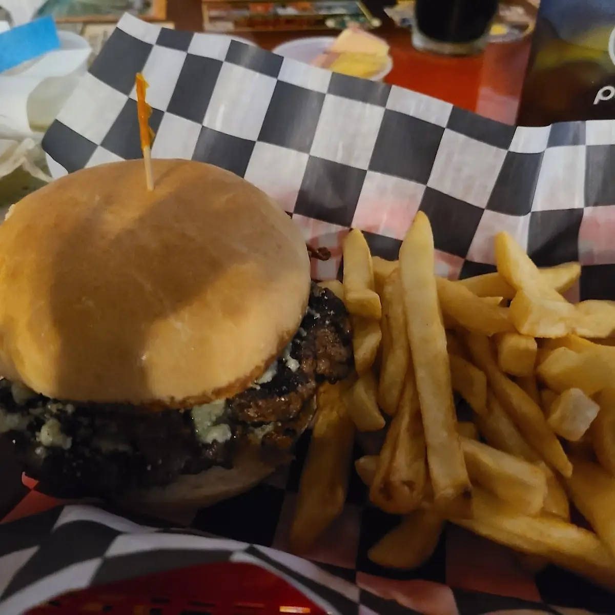 Black and Blue Burger