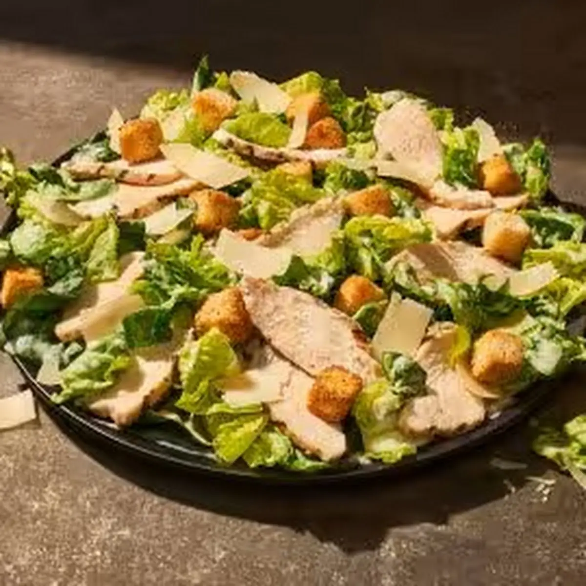 Romaine & Kale Caesar with Chicken