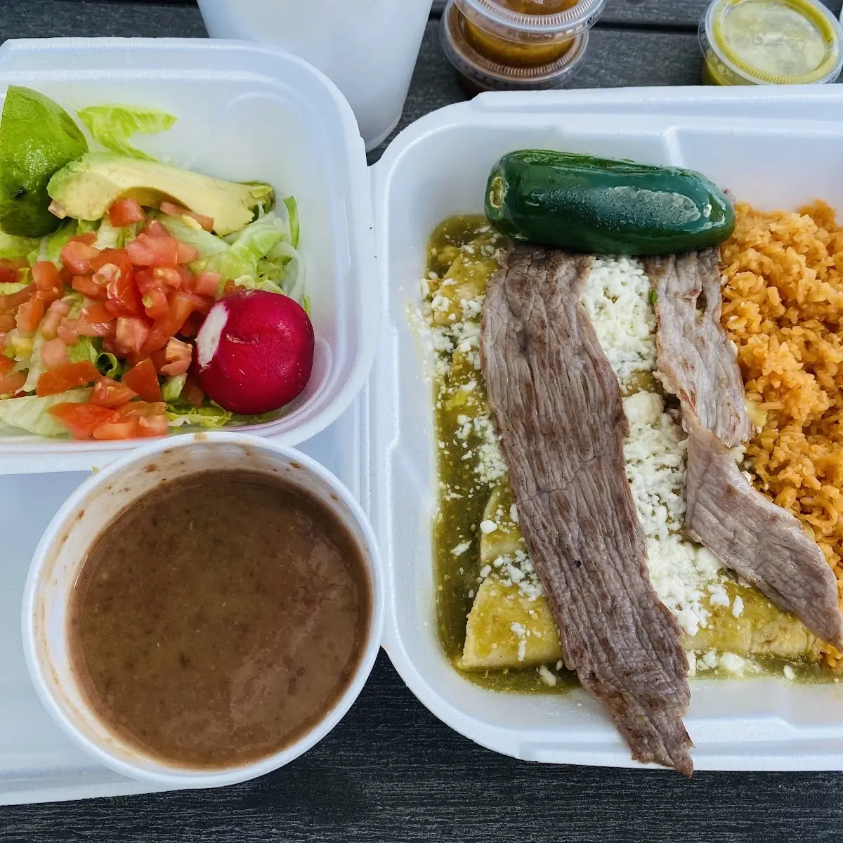 Green Chicken Enchiladas