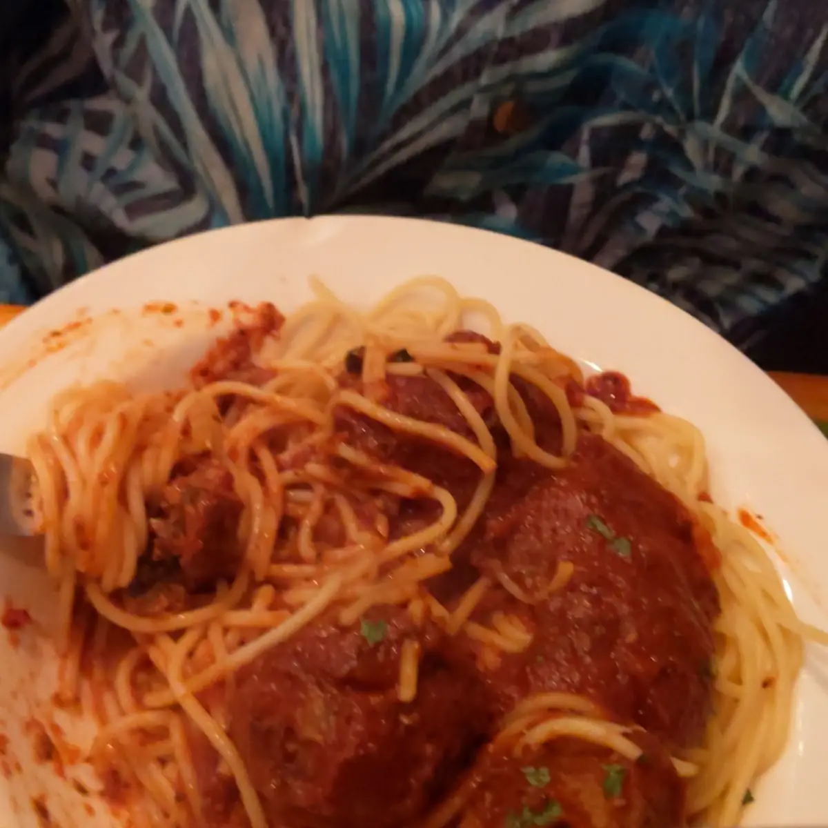 Pasta with Meatballs in Marinara