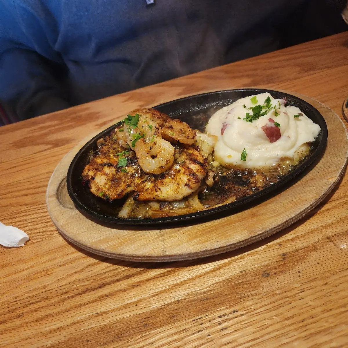 Shrimp 'N Parmesan Sirloin