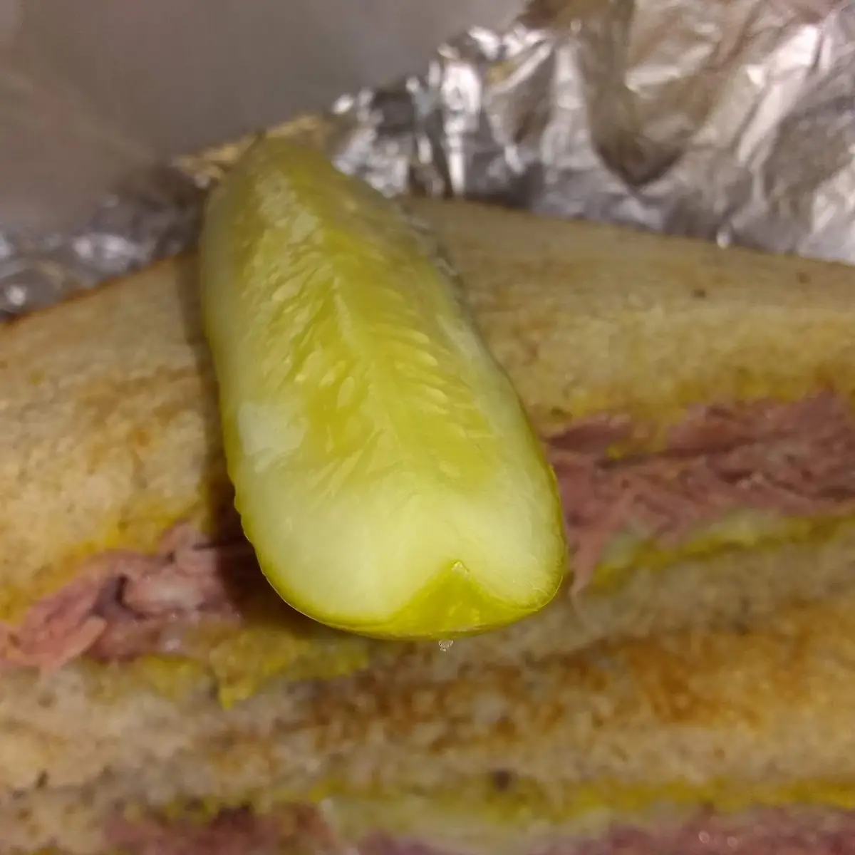Hot Corned Beef Sandwich