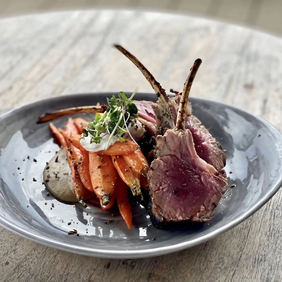 Lamb Lollipops & Honey Roasted Carrots