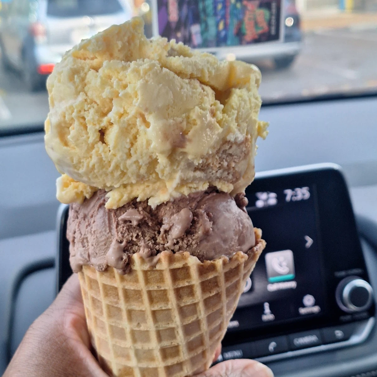 Banana Pudding Ice Cream Cone