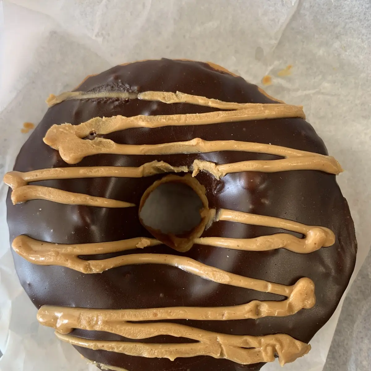 Chocolate Peanut Butter Doughnut