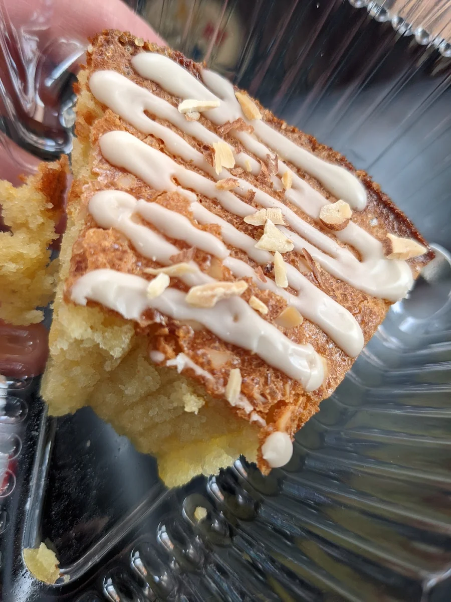 Almond Pound Cake Slice