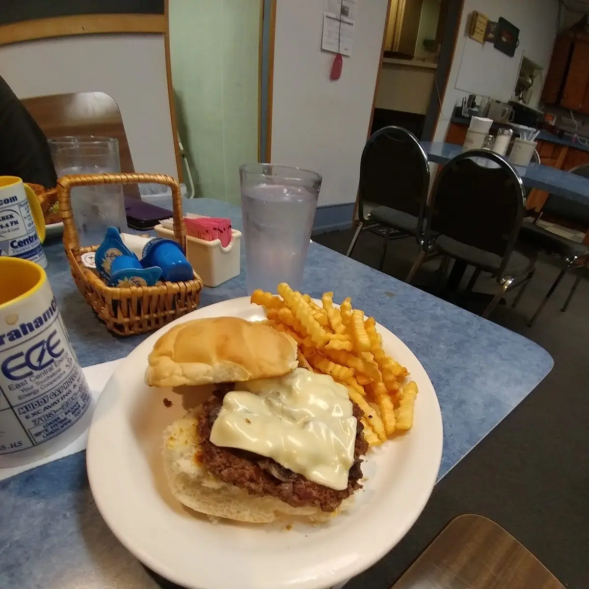 Mushroom Swiss Burger