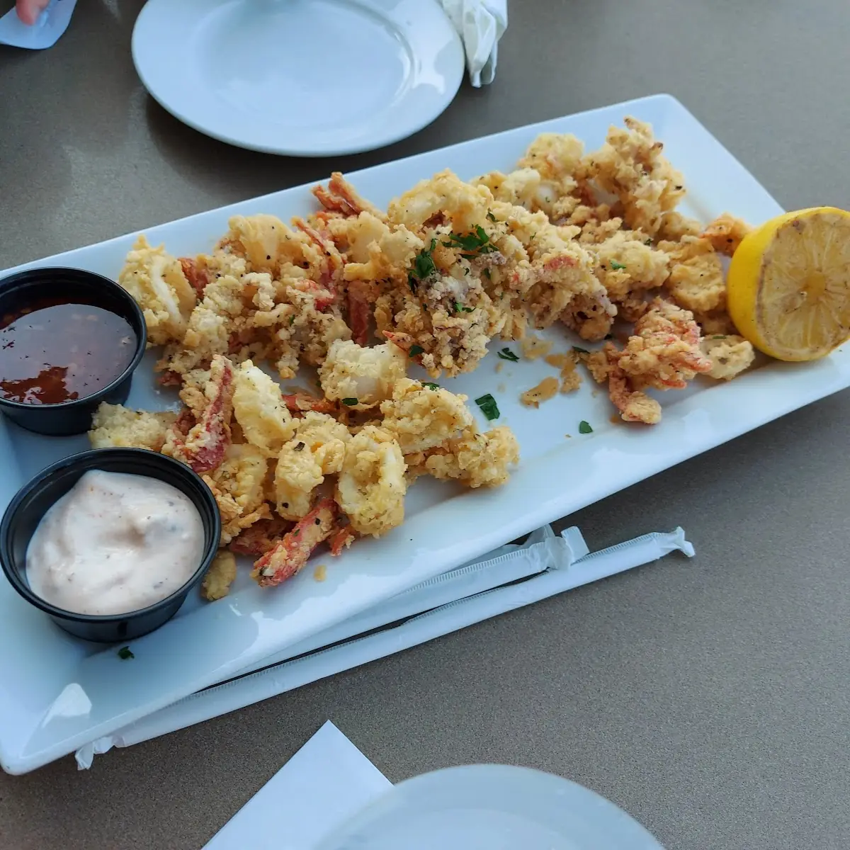 Fried Calamari with Dipping Sauces