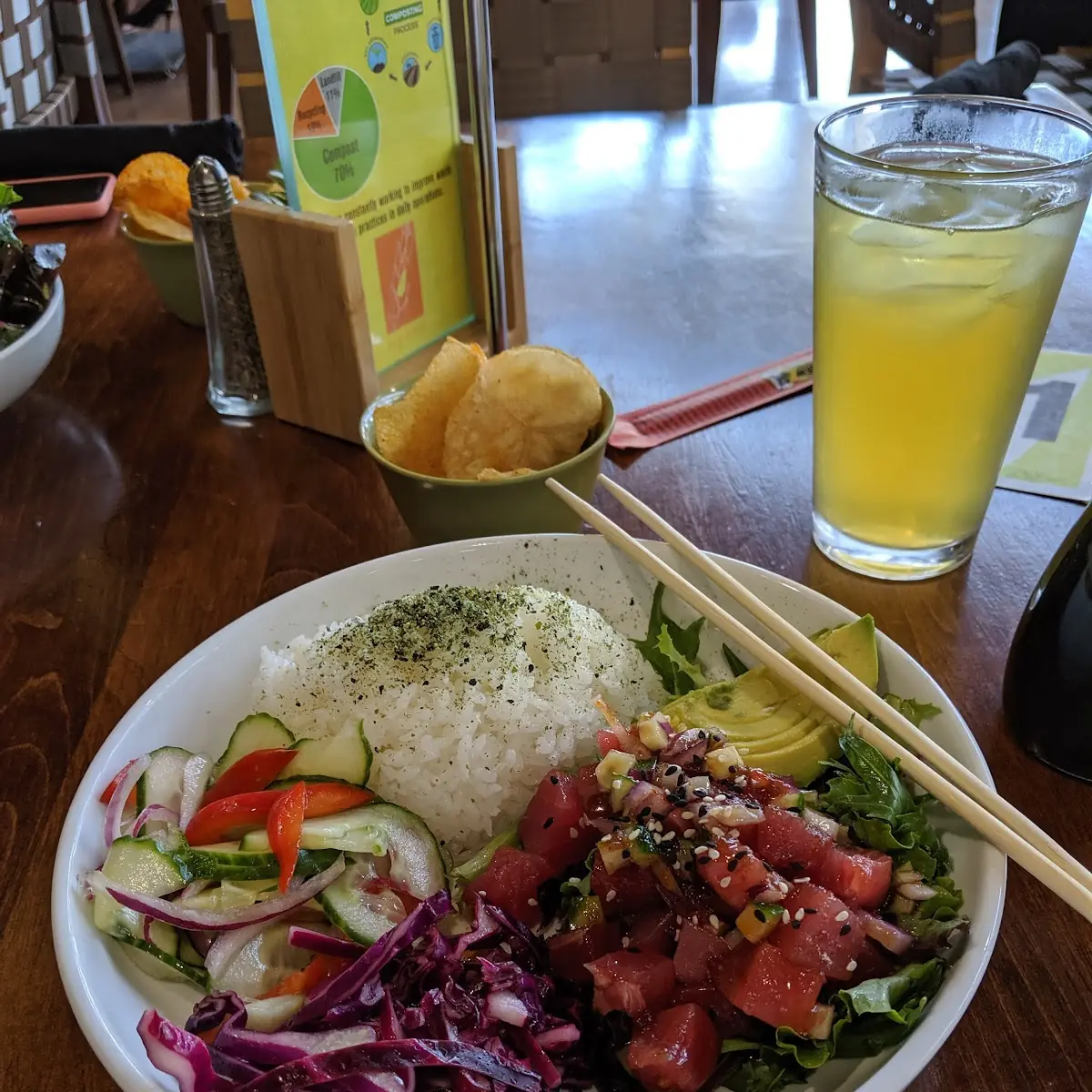 Ahi Poke Salad