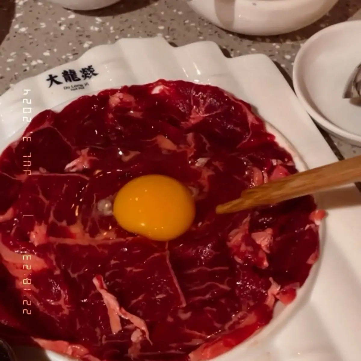 Egg Yolk Beef Sliced Beef