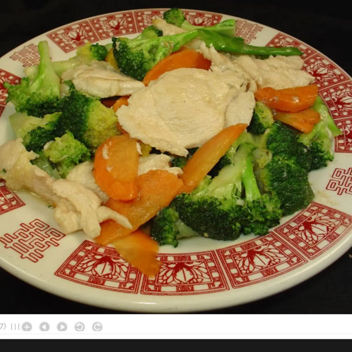 Steamed Chicken with Mixed Vegetables Lunch