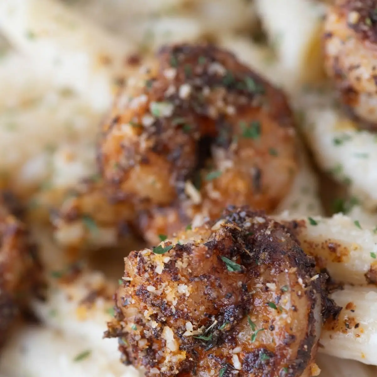 Grilled Chicken or Shrimp Alfredo