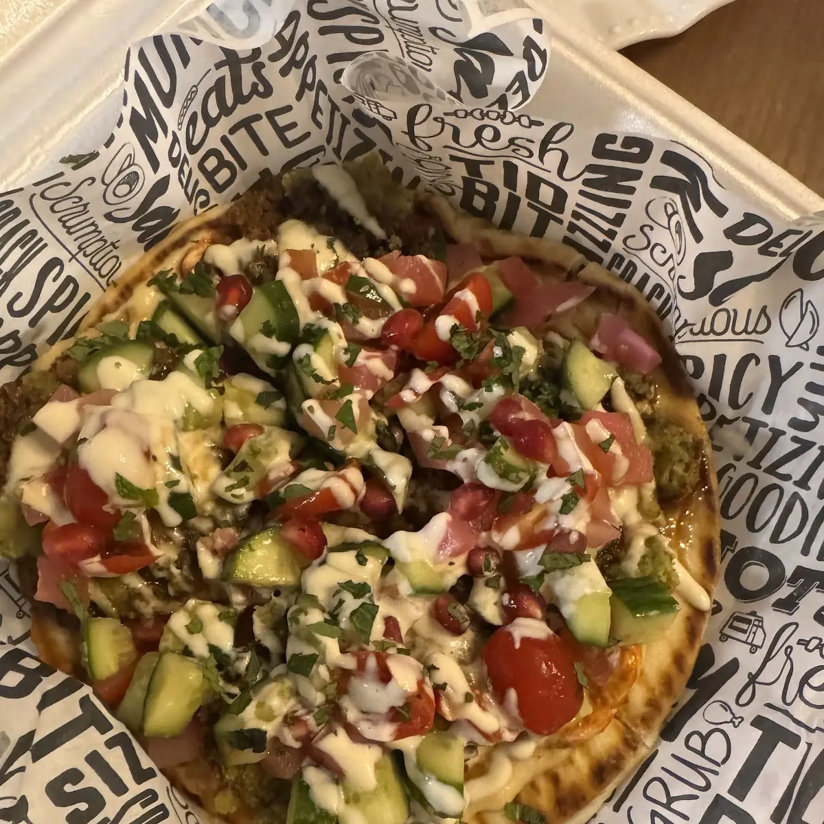 Falafel Pizza