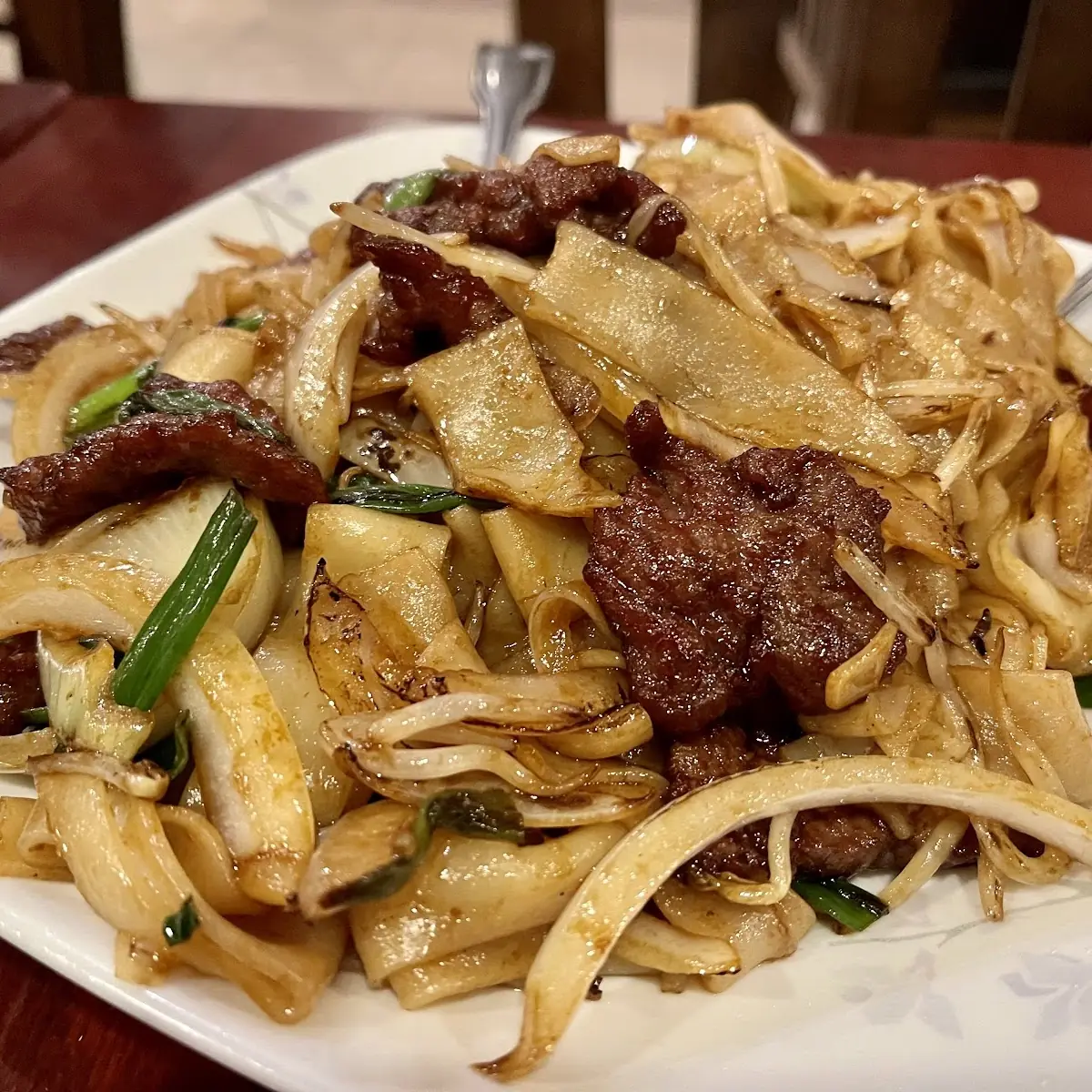 Ho Fun Noodles with Beef