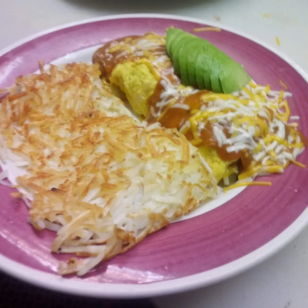 Spanish Omelette and Hashbrown
