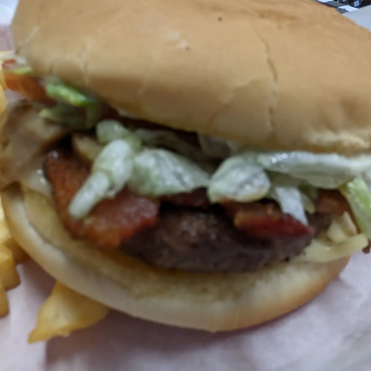 Swiss Mushroom Burger