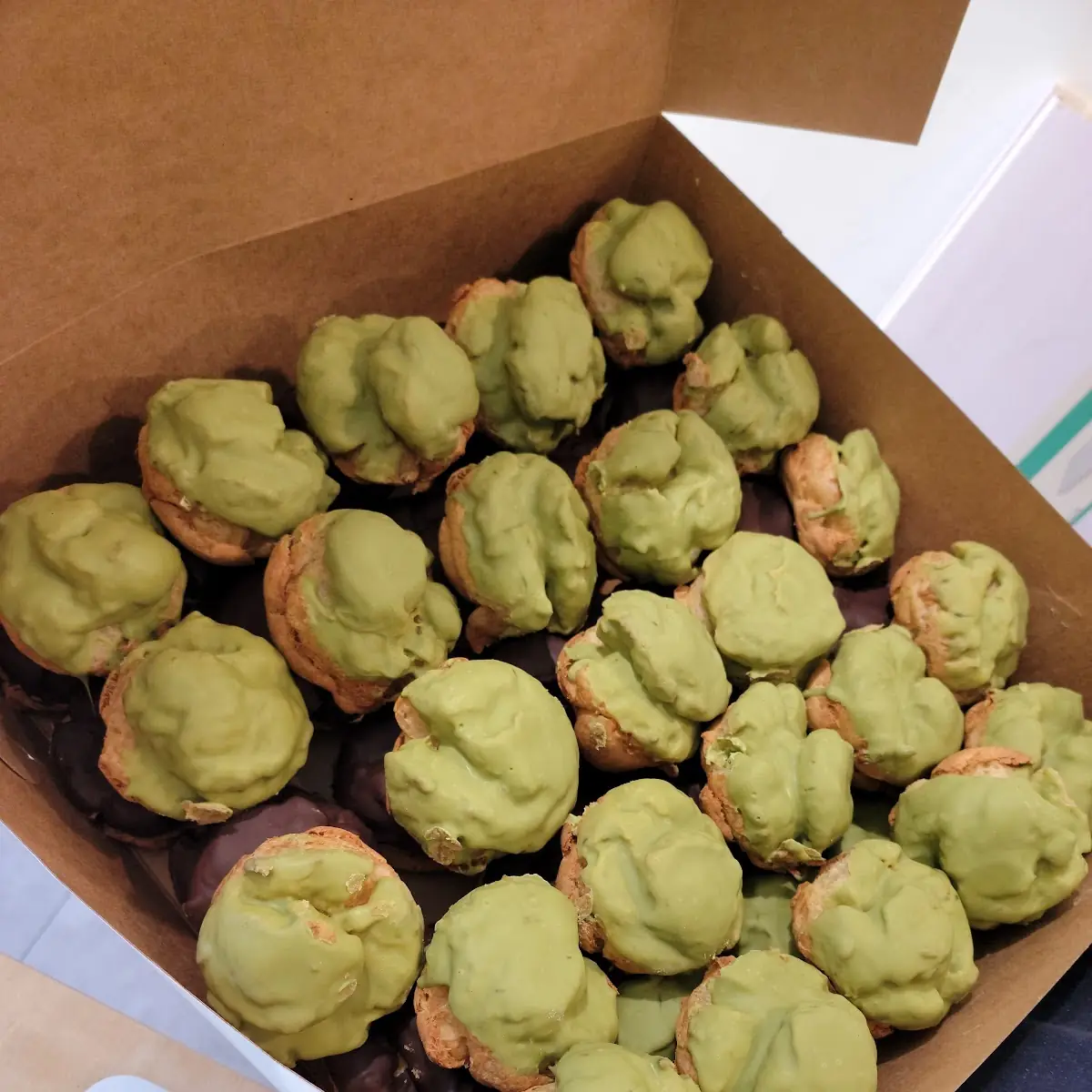 Matcha Cream Puff
