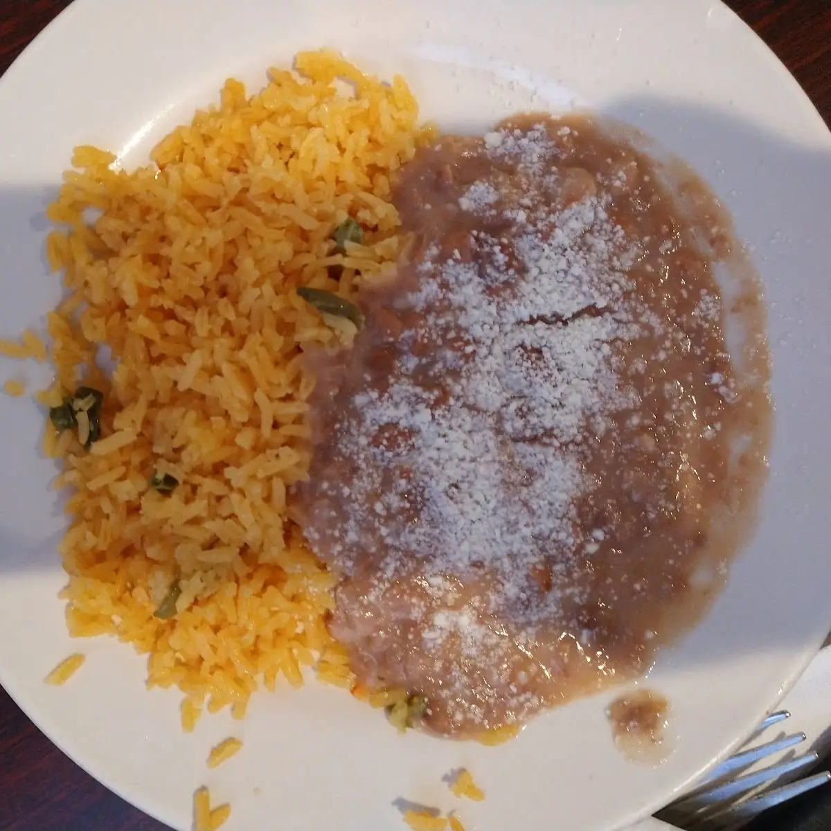 Rice and Refried Beans
