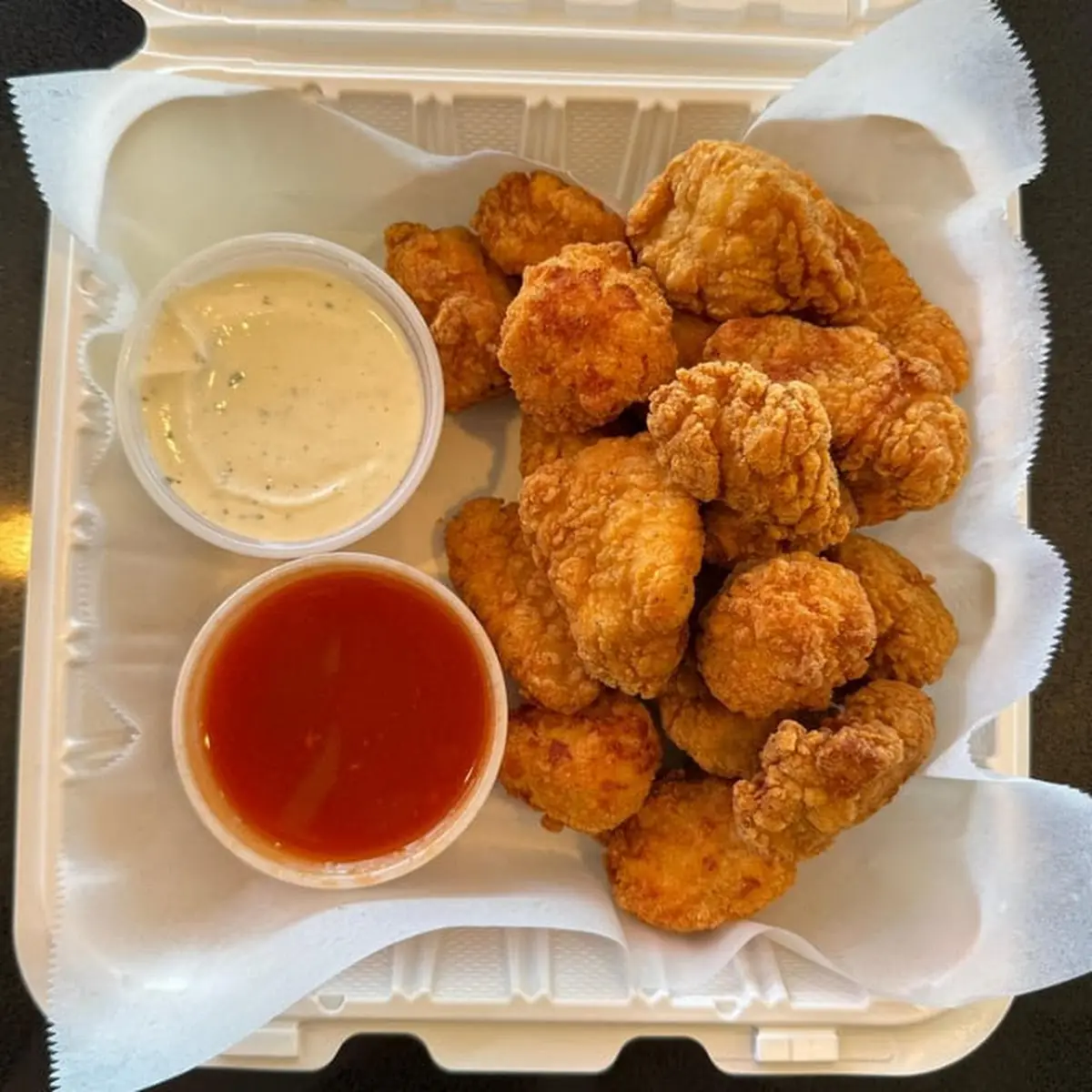 Bone in Wings and Boneless Wings with Dipping Sauces